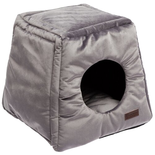 Лежанка зоогурман Домино (40*40*40) серый