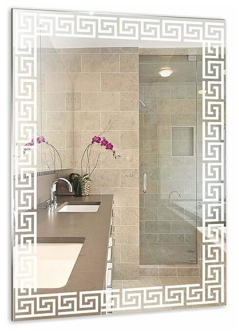 фото Зеркало LORANTO Каир 535x740, пескоструйный рисунок