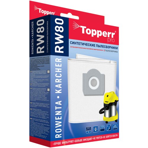 Topperr Синтетические пылесборники RW80, 2 шт. maslo vm 4 20 l