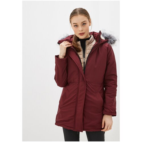 Парка женская на овчине DASTI Mont Blanc Cabernet Wool Soft Touch Medium S