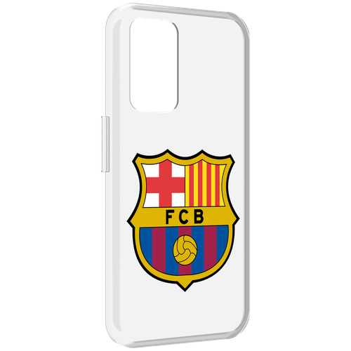 Чехол MyPads ФК FCB Барселона для Realme GT Neo3T задняя-панель-накладка-бампер