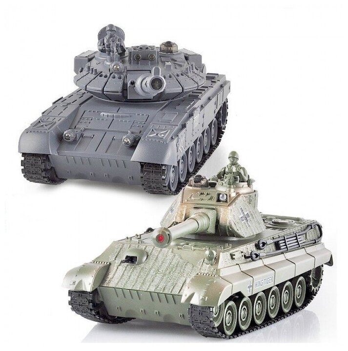 Радиоуправляемый танковый бой T90 и Tiger King 1:28 - 99820