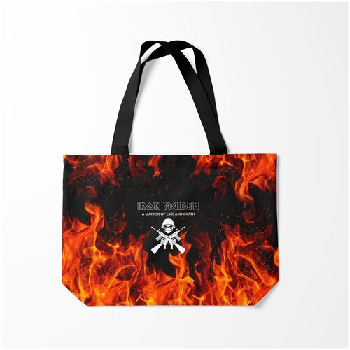 фото Сумка-шоппер / 46х35 см / рок / iron maiden айрон мейден z burnettie