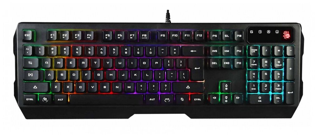 Клавиатура A4Tech Bloody Q135 Neon черный USB Multimedia for gamer LED