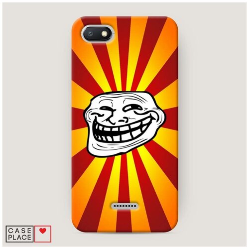 фото Чехол пластиковый xiaomi redmi 6a трольфэйс case place