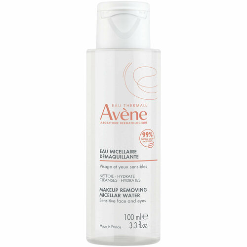 мицеллярный лосьон для снятия макияжа eau thermale avene the essentials 100 мл AVENE Мицеллярный лосьон для снятия макияжа, 100 мл