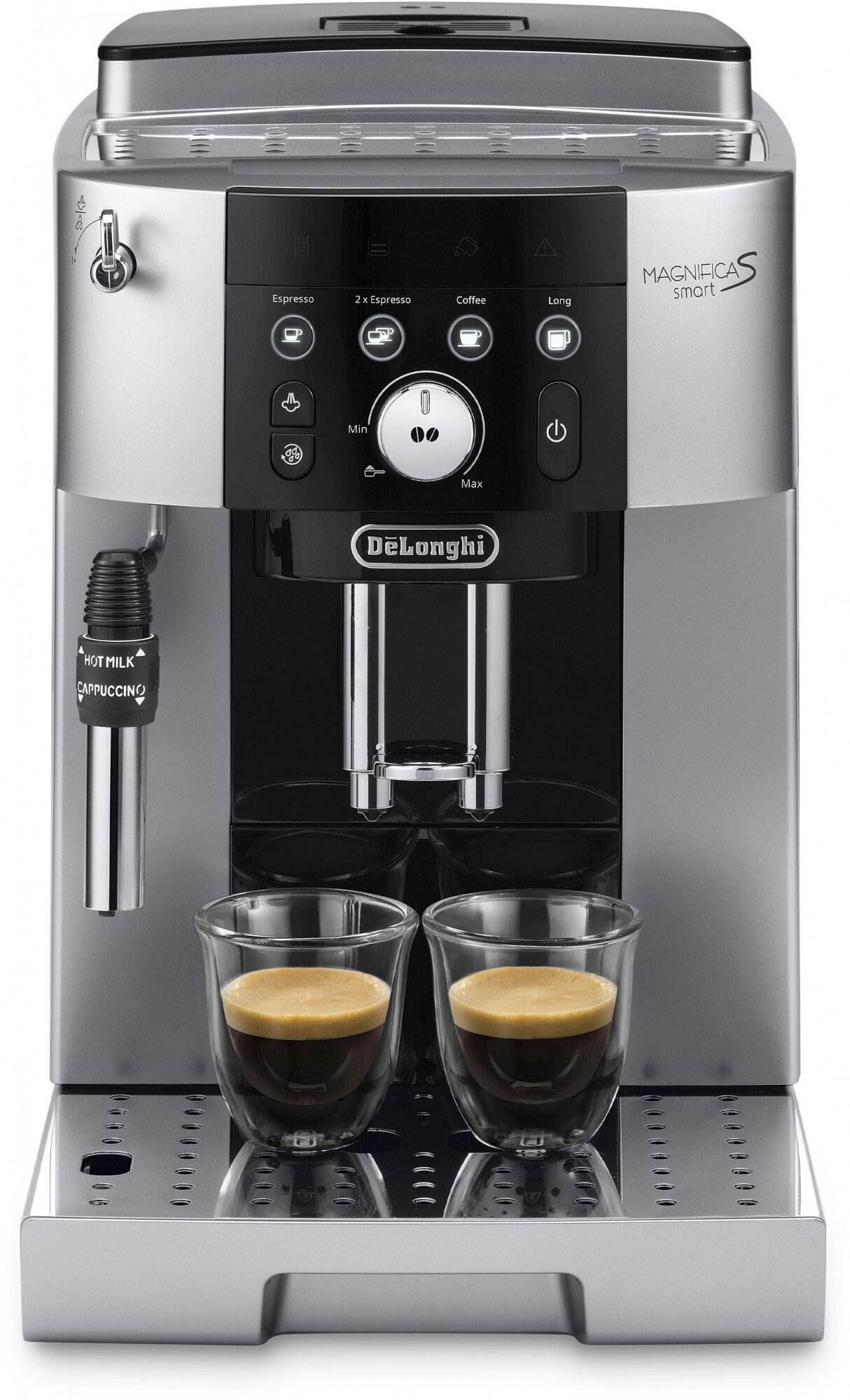 Кофемашина автоматическая Delonghi ECAM 250.23. SB серебристый [исп. кофе - зерновой, молотый, 1450 В