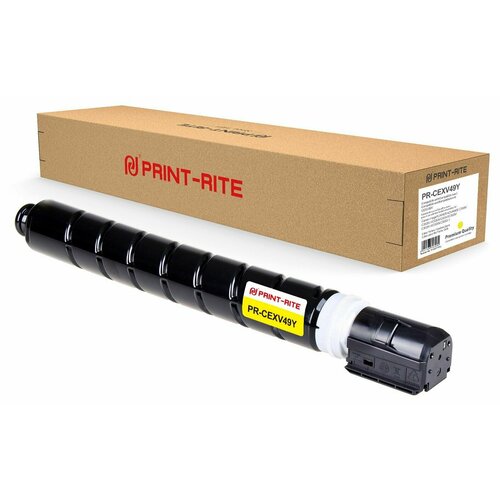 Print-Rite PR-CEXV49Y YELLOW картридж лазерный (Canon C-EXV49Y - 8527B002) желтый 19000 стр