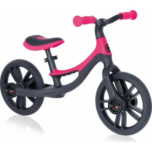 Беговел Globber Go Bike Elite - черно-розовый