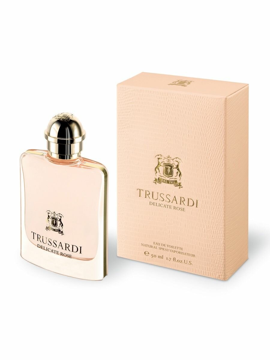 Женская туалетная вода Trussardi Delicate Rose, 50 мл