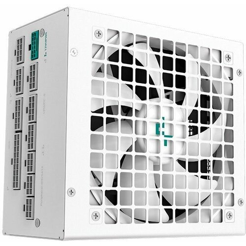Блок питания Deepcool ATX 1000W PX1000G Gen5 white case 80 gold 24pin APFC 120mm fan 8xSATA RTL 2278300₽