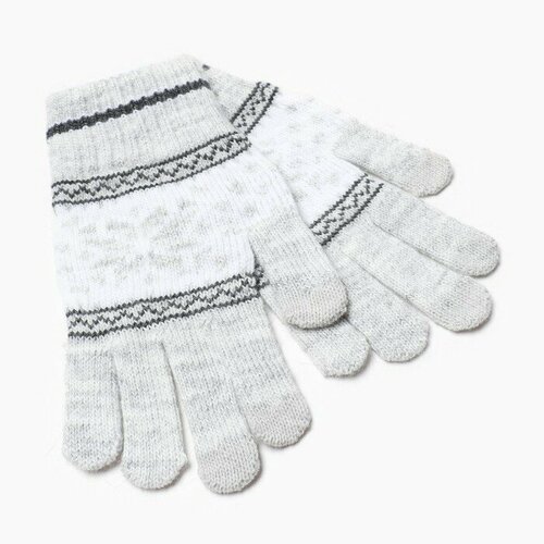 Перчатки Бараноwool, размер 18, серый перчатки бараноwool размер 18 серый