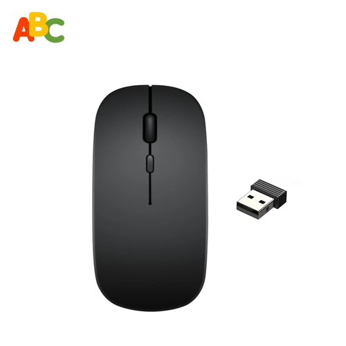 Мышь ABC беспроводная бесшумная черная 48800₽