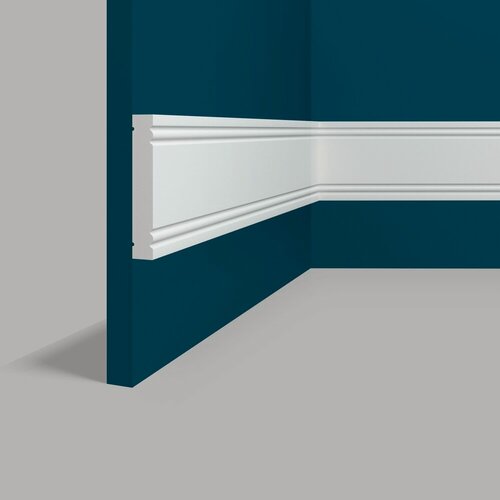 Изображение товара Молдинг Перфект Plus 2000х13х80 мм PP-78 ударопрочный настенный под покраску дюропоимер наличник дверной 1 метр