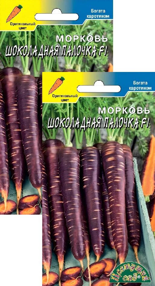 Морковь Шоколадная палочка F1 (01 г) 2 пакета