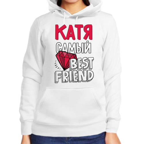 фото Худи, размер m, белый нет бренда