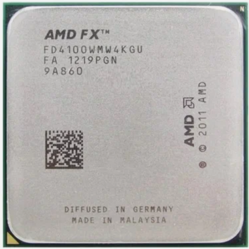 Процессор AMD FX-4100 Zambezi AM3+ 4 x 3600 МГц