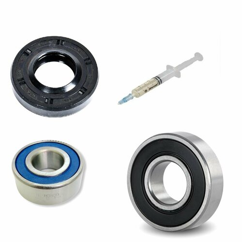 Подшипники для стиральной машины Whirlpool AWG 292 6203 2RS 6204 2RS сальник 25х47х10 смазка