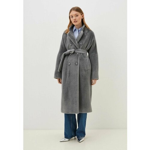 Пальто Louren Wilton, размер 48, серый женское короткое хлопковое пальто свободная стеганая куртка с воротником стойкой утепленная верхняя одежда модное пальто 2023