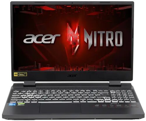 Ноутбук Acer Nitro 5 AN515-58-52F9 Full HD (1920x1080), IPS, Intel Core i5-12450H, RAM 16 ГБ, SSD 512 ГБ, GeForce RTX 4050 6 ГБ, без ОС[NH. QLZCD.001]