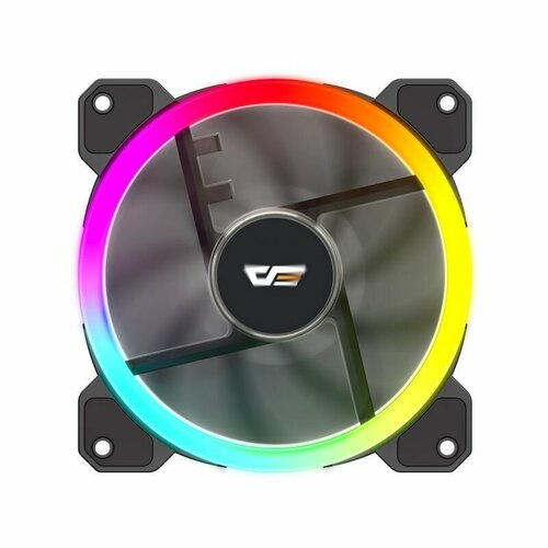 Куллер охлаждения корупса DarkFlash DR11 LED 120мм 4pin1200PRM черный 710₽