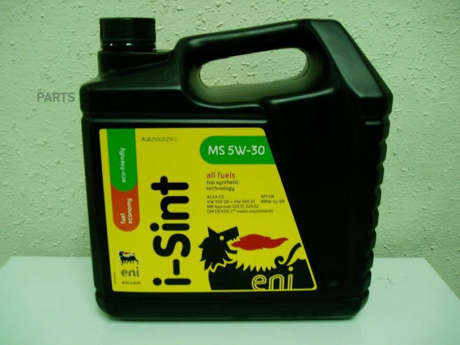 Масло моторное ENI i-Sint MS Синтетическое 5W-30 SN+ 4л. ENI / арт. 8003699008458 - (1 шт)