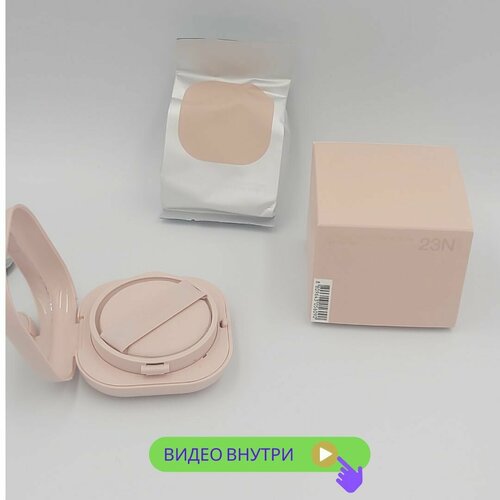 LANEIGE NEO CUSHION GLOW SPF 50 PA+++ 23N SAND кушон с запаской тональное средство spf 50 pa sisley phyto blanc le cushion limted edition 15 г