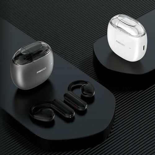 Наушники беспроводные Recci REP-W67 CAPSULE-Белый Wireless Bluetooth Earphones