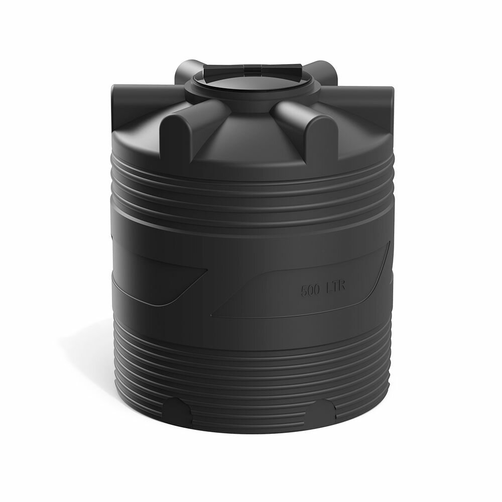 Емкость 500 литров Polimer Group V500 для воды/ топлива/, цвет черный