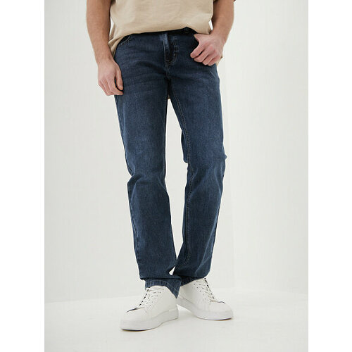 Джинсы MOSSMORE, размер 40/34, серый, синий джинсы mossmore размер 40 34 серый синий