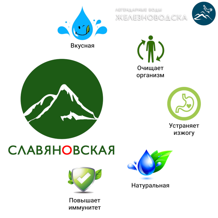 Минеральная вода "Славяновская" газированная природная питьевая 1шт 1,5л ПЭТ - фотография № 3