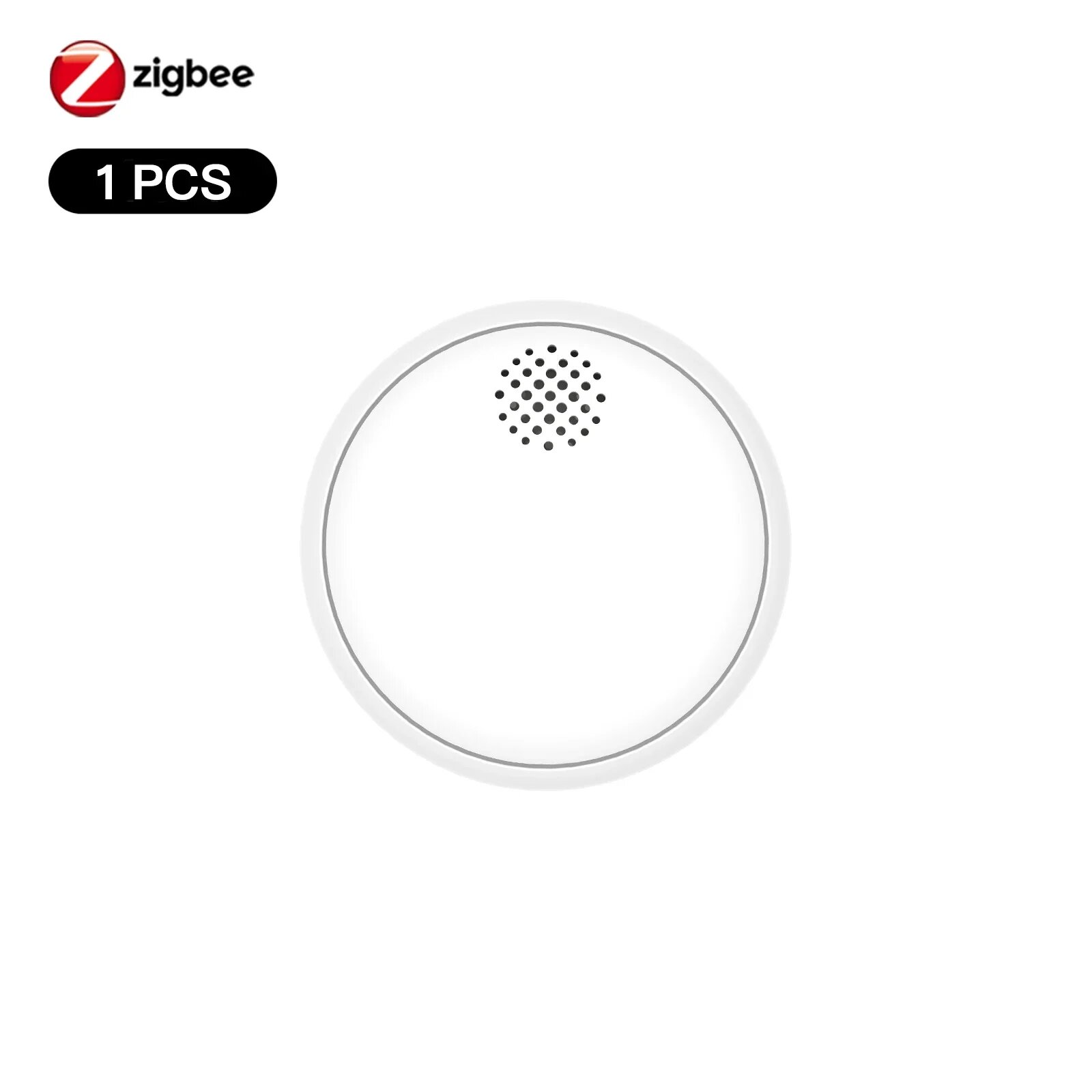 MOES Smart Wireless Smoke Detector, Белый