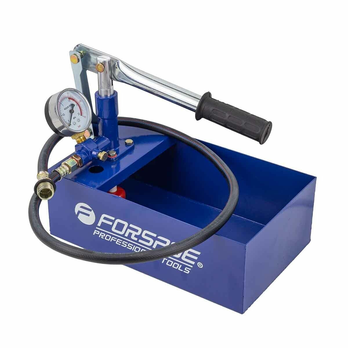 фото Насос ручной проверочный с манометром и шлангом 1м Forsage F-HS-HP01