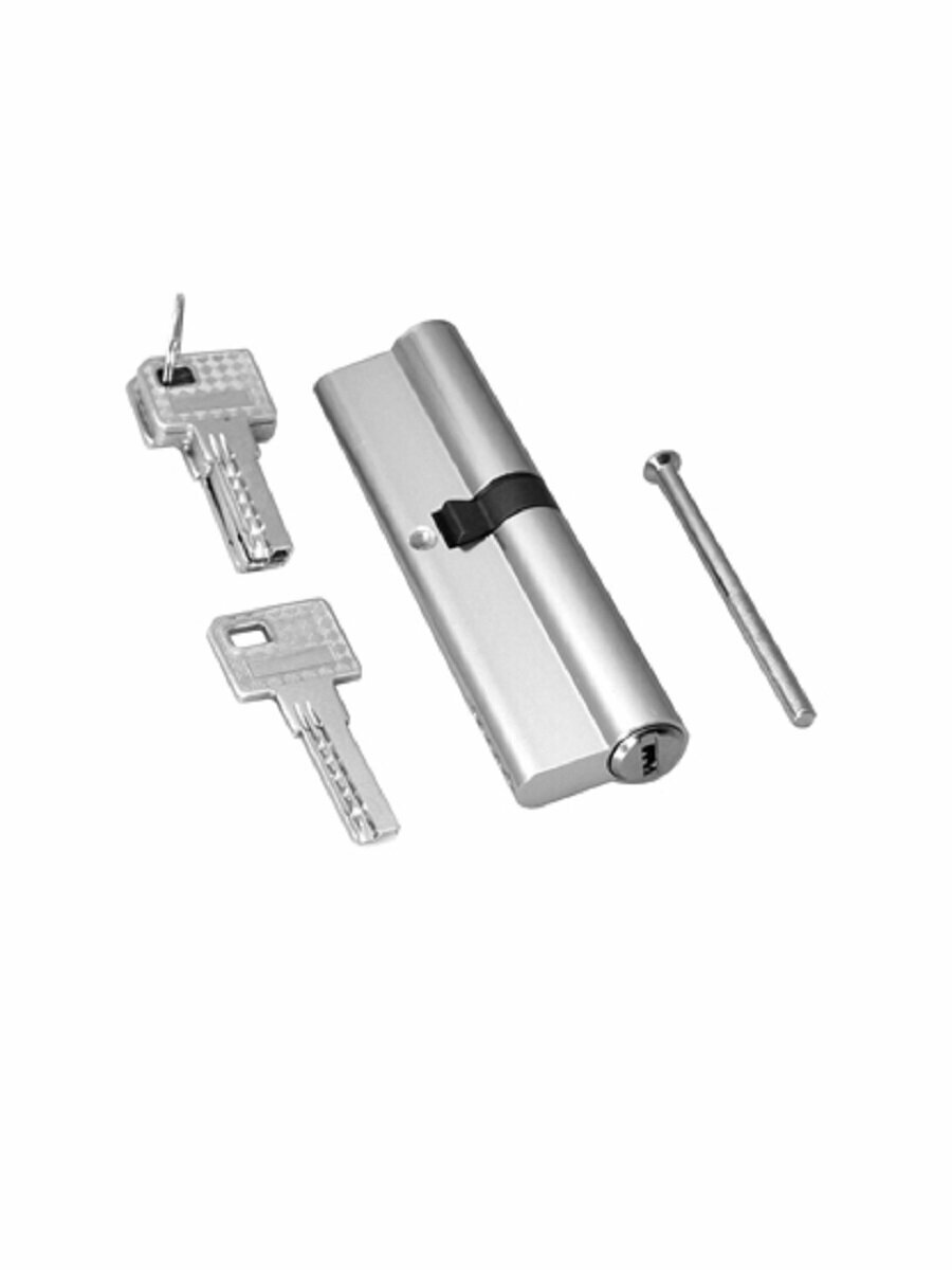 Цилиндровый механизм  личинка замка  G 220 55 35 Хп Crit хром полированный  размер 55 35 мм