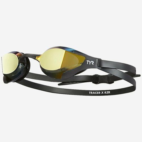 Очки для плавания TYR Tracer-X RZR Racing Mirrored (751 Желтый, O/S) желтый, оранжевый