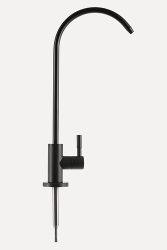 Изображение товара Кран для фильтра Гейзер Flowmaster Colour, стильный дизайн, кран для чистой воды, черный, 25756