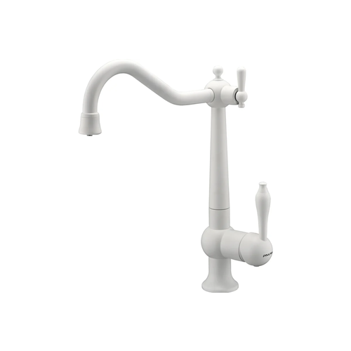 фото Смеситель paulmark retro re213226-431 (белый матовый)
