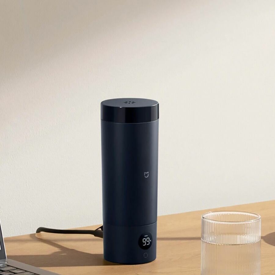 Картинки Термос с подогревом Xiaomi Mijia Portable electric cup 2 MJDRB02PL 350мл, синий; CN