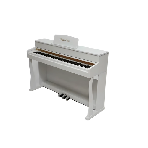 Цифровое пианино Pierre Cesar DP-500-H-WH, белый + 3х-педальный блок на стойке