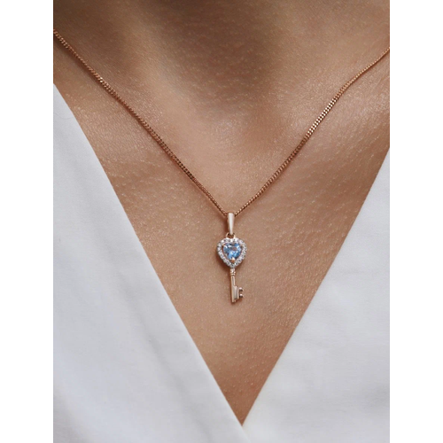 Подвеска Zlato красное золото 585 проба родирование фианит топаз размер 25 см золотой 15698₽