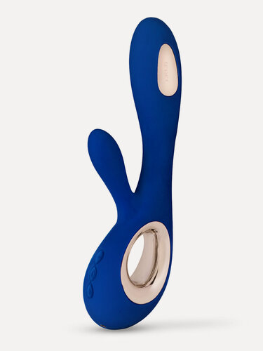 Изображение товара Lelo Soraya Wave - вибратор-кролик, размер 21.8х4.6 см, синего цвета