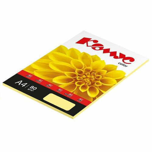 Комус A4 Color слоновая кость пастель (619921) 80 г/м², 50 л, слоновая кость