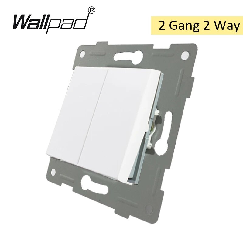 Wallpad 2 Gang 2 Way Стекловая рамка для ключей