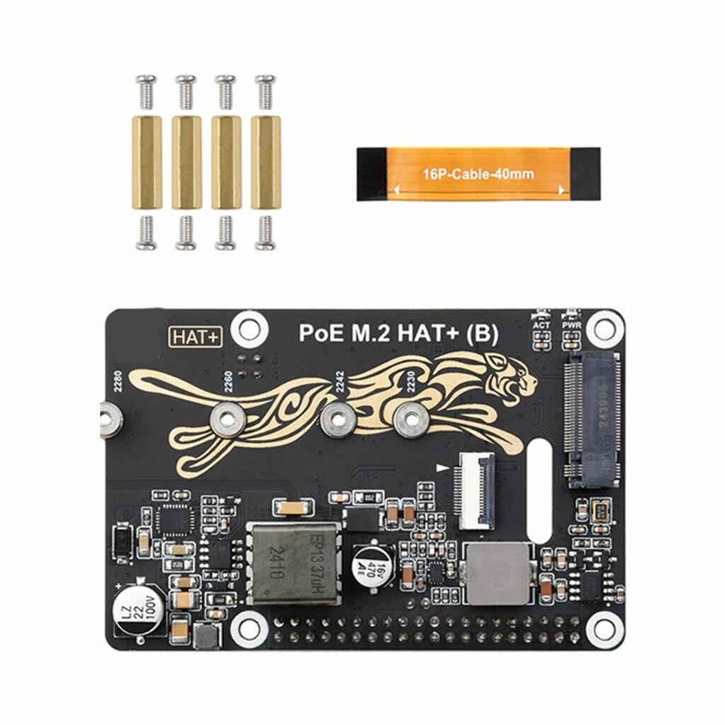 Плата адаптера PCIe на M.2 для Raspberry Pi 5