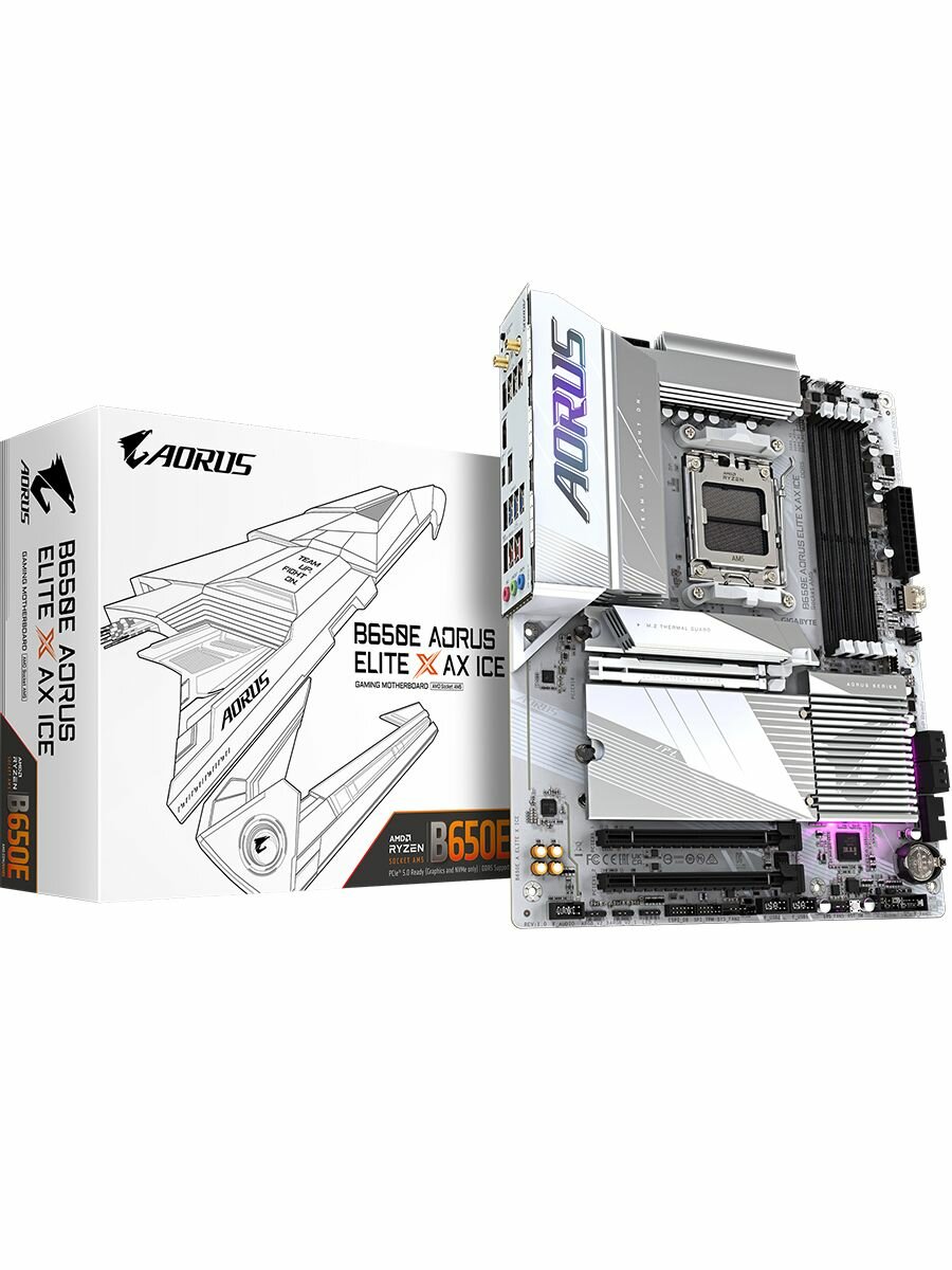 Материнская плата GIGABYTE B650E A Elite X Ice