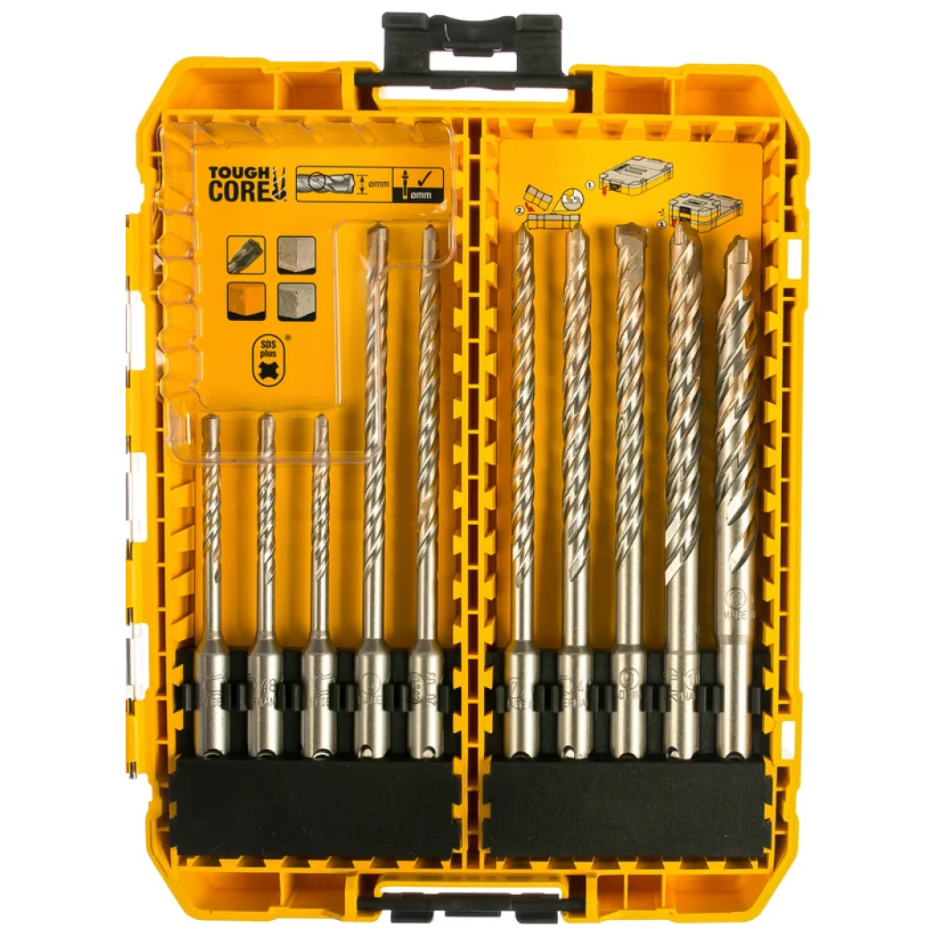 Набор буров SDS Plus, 10 шт DeWALT DT70753-QZ — фото 1