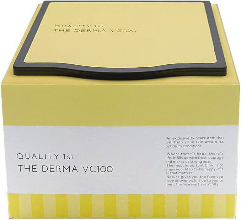 QUALITY FIRST The Derma VC100 Тканевая маска для лица, содержащая четыре вида витамина С для борьбы с сухостью, закупоркой пор и тусклостью кожи, 30шт.