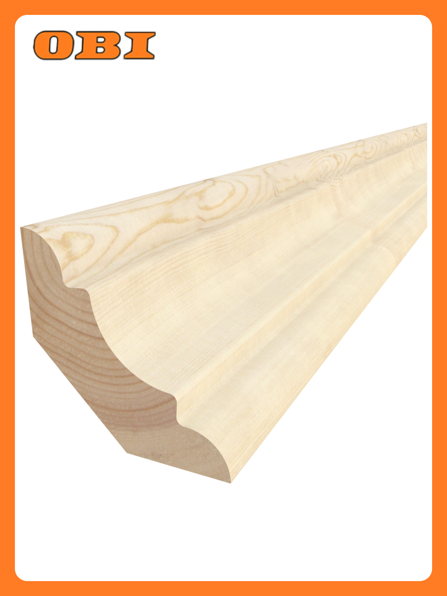 Плинтус TimberStyle Классика сосна фигурный 2400x40x12 мм