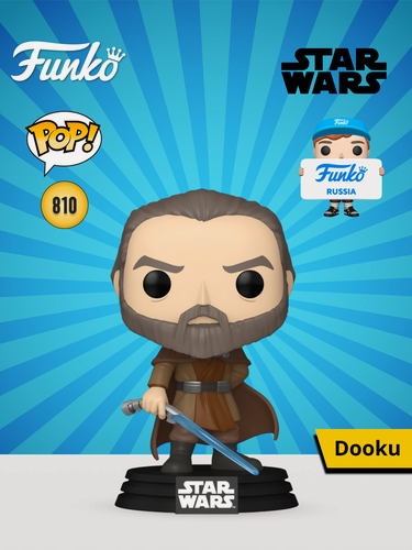 Изображение товара Фигурка Funko POP! Bobble Star Wars Tales of The Jedi Dooku (810) 83782