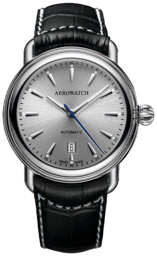 Наручные часы AEROWATCH 60900 AA19, черный, серебряный